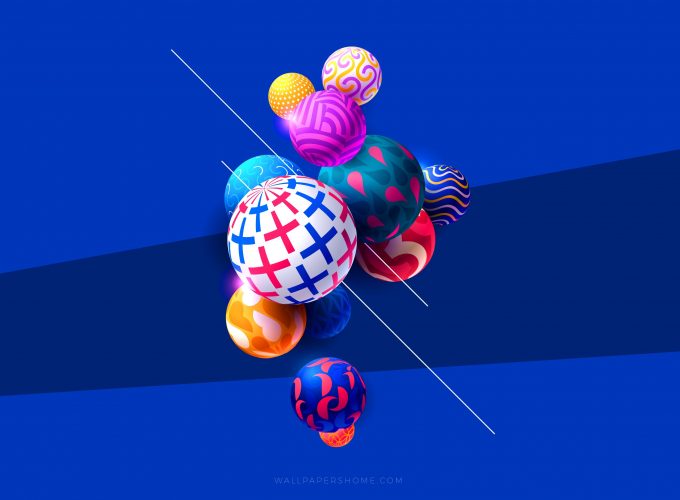 Wallpaper abstract, balls, colorful, modern, 4k, 5k, 8k, OS 2954515615